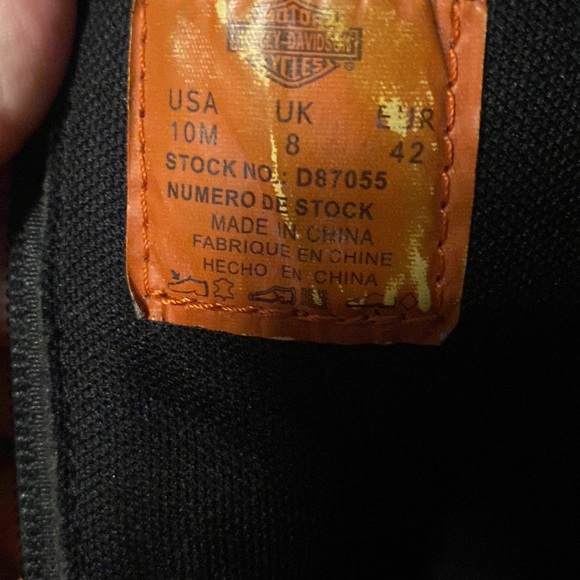 Excellent Condition ⭐️Harley Davidson biker shoes, 8 in Mens. - Picture 9 of 10